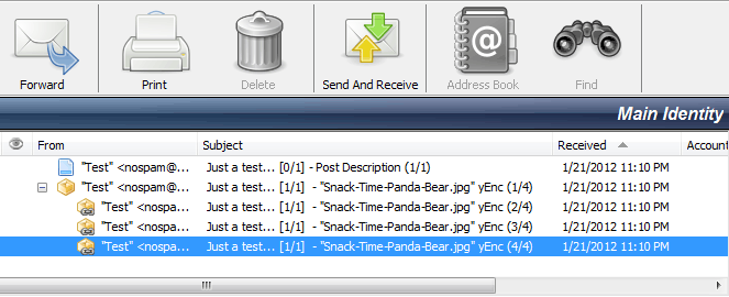 Multiparts are automatically detected and grouped into same group which you can open by clicking "+" icon.