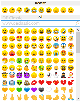New Emoji images added into Emoji panel.